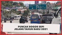 Jalur Puncak Bogor Sepi Jelang Tahun Baru 2021