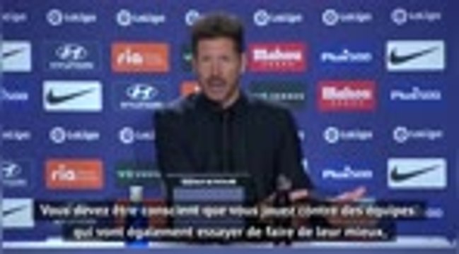 16e j. - Simeone : Nous avons gagné sans être à notre meilleur niveau