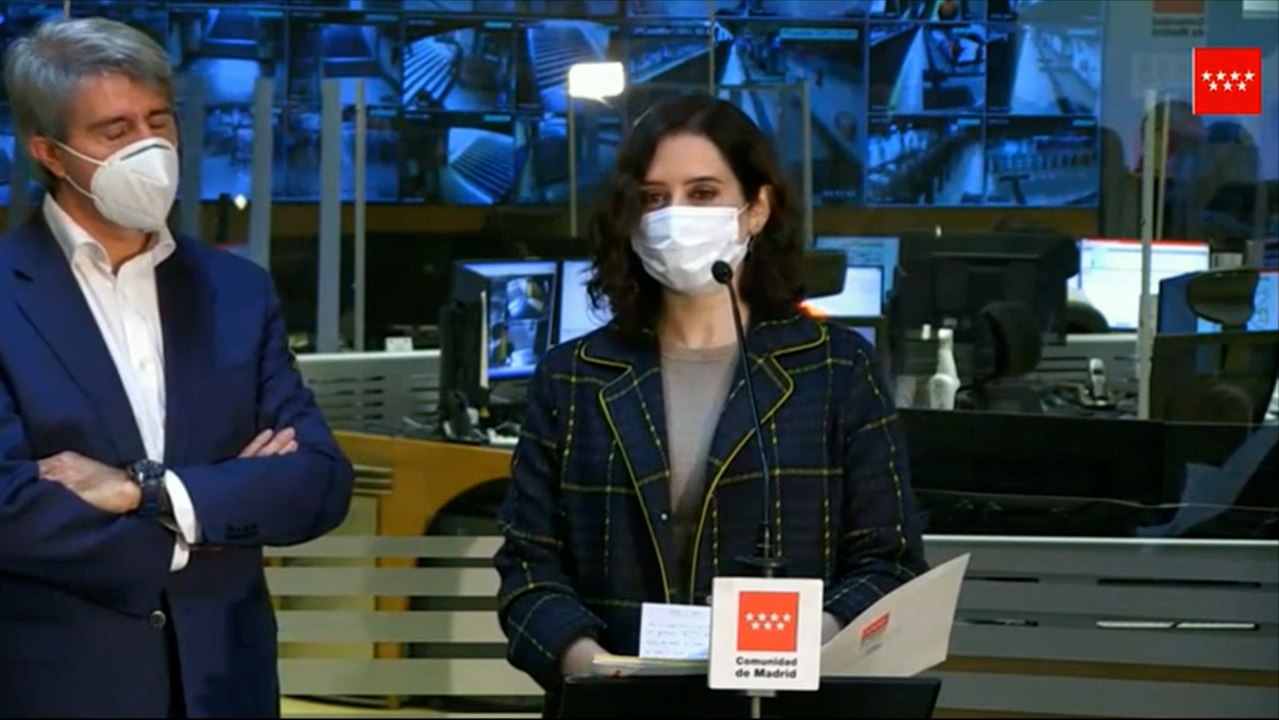 Ayuso pide a madrileños "un esfuerzo colectivo" esta Nochevieja