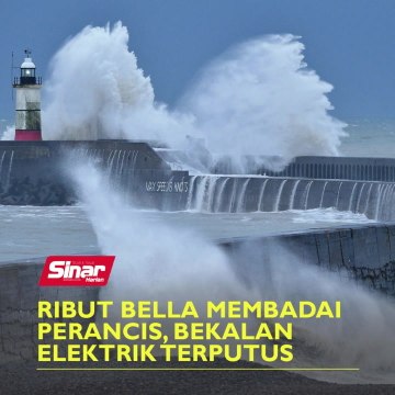 [DIKEMASKINI] Ribut Bella membadai Perancis