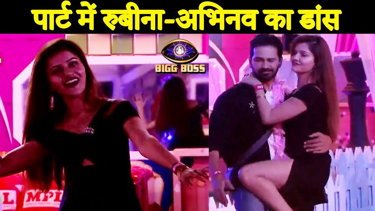 Bigg Boss 14 |_Rubina & Abhinav Romantic Dance On New Year Party At BB House