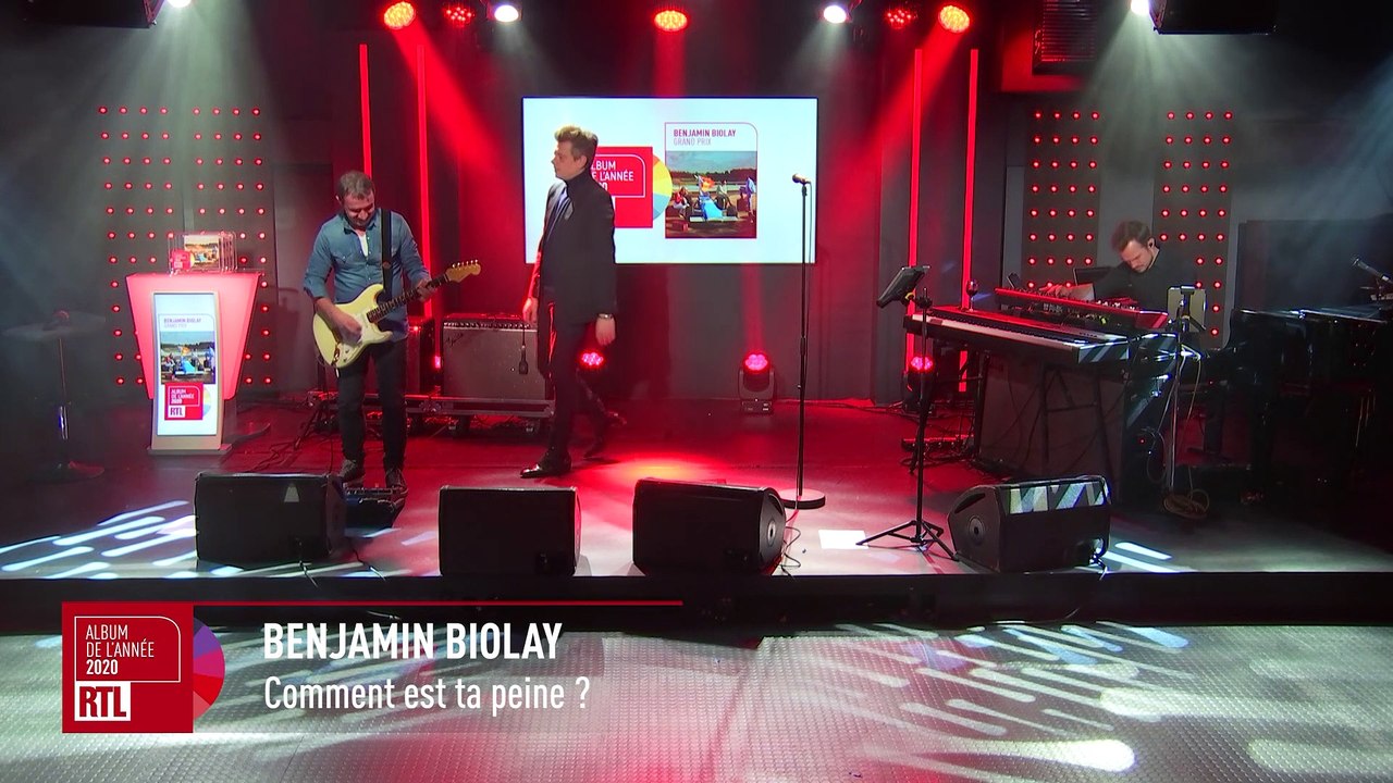 Benjamin Biolay - Comment est ta peine ? (Live) - Album RTL de l'année 2020