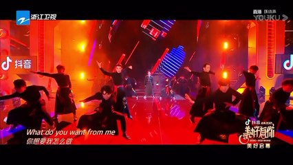201231 Zhejiang TV New Year Countdown Gala Lay Zhang 'Quafoo chasing after the sun + Lit (Remix)'