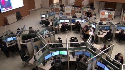 Kayseri 112 Acil Çağrı Merkezi 2020 yılında 2 milyon 570 çağrıya yanıt verdi