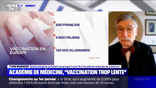 Vaccination contre le Covid-19 en France: le Pr Yves Buisson déplore des procédures extrêmement longues