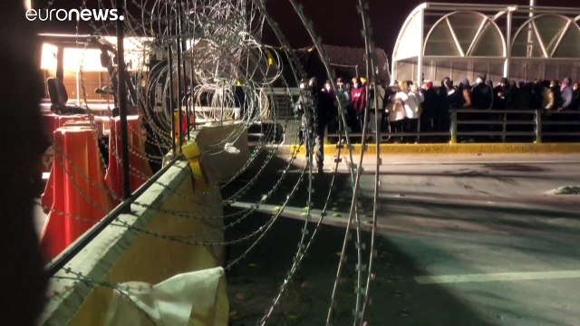 Cientos de cubanos tratan de cruzar la frontera entre México y Estados Unidos