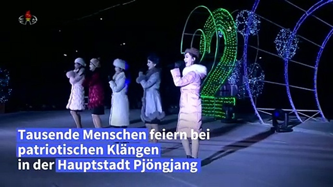 Große party: nordkorea begrüßt 2021