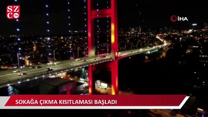 4 günlük sokağa çıkma yasağı başladı