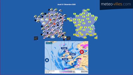 bulletin meteo du jeudi 31 decembre 2020