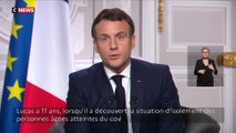 Revoir l’intégralité des voeux du Président Emmanuel Macron aux Français: 