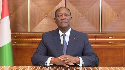 Message du nouvel an 2021 du Président de la République Alassane Ouattara