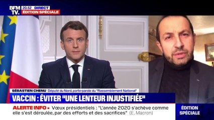 Sébastien Chenu: "Le président s'aime bien, aime bien ce qu'il fait et nous démontre qu'il est déconnecté de la réalité des Français"