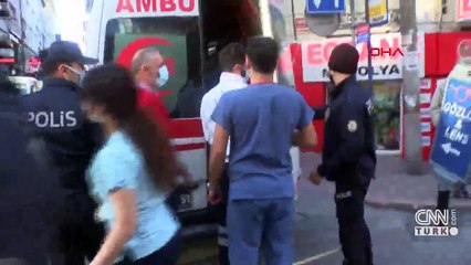 Hastanede bıçakla dehşet saçtı! O anlar kamerada | Video