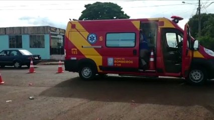 Motociclista fica ferido em acidente na Avenida das Pombas, no Floresta