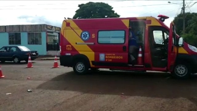 Motociclista fica ferido em acidente na Avenida das Pombas, no Floresta