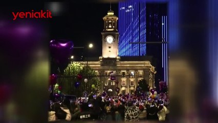 Wuhan'da yılbaşı kutlaması!