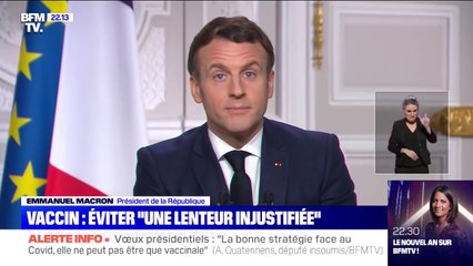 "L'espoir est là": Emmanuel Macron a présenté ses vœux aux Français pour l'année 2021