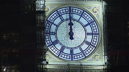 Big Ben bongs mark the start of 2021