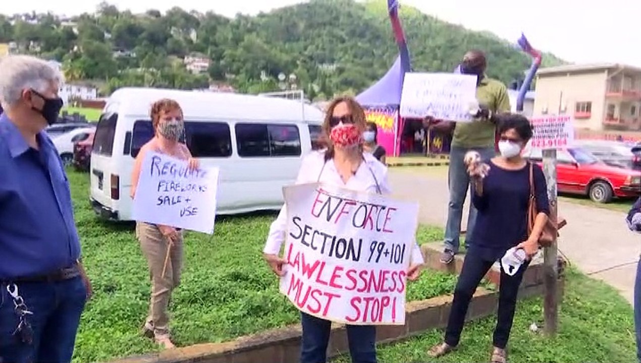 Anti-Fireworks Protest