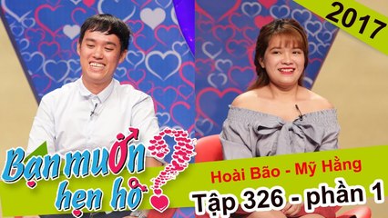 Hotgirl 23 tuổi 'ế' vì mất niềm tin vào đàn ông | Hoài Bảo - Mỹ Hằng | BMHH 326 