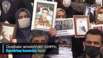 Diyarbakır annelerinden AİHM'in Demirtaş kararına tepki: AİHM'in kararını nefretle kınıyoruz