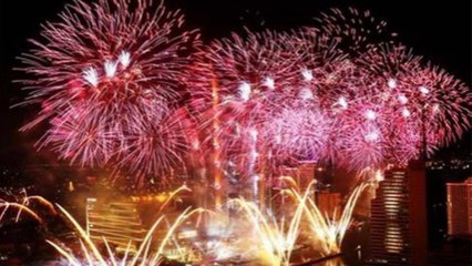 New Year welcomed with great pomp, fireworks on Burj Khalifa
