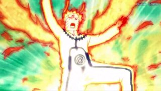 Naruto Learns To Use Bijuu Dama and Turns Into The Kyubi! - Attack of Gedo Mazo Statue Full Fight