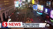 New York City sees empty streets for New Year's Eve countdown