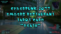 Cyberpunk 2077  Embers Restaurant Tarot Card  