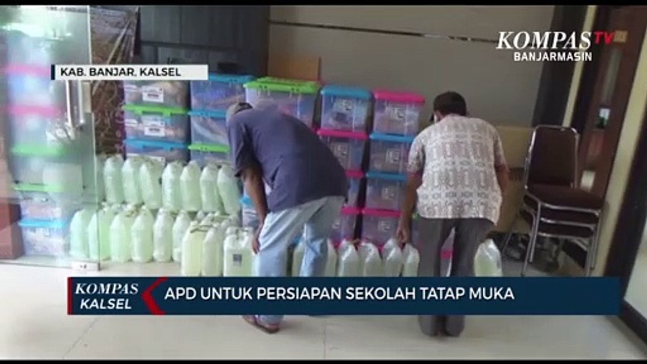 APD dan Alat Penunjang Prokes Disalurkan Ke Sekolah, Bersiap Lakukan Pembelajaran Tatap Muka