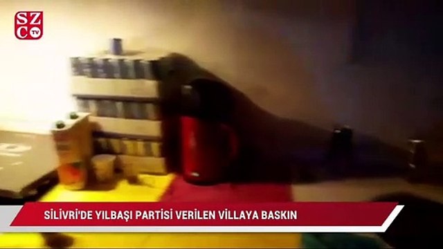 Yılbaşı partisi verilen binaya baskın