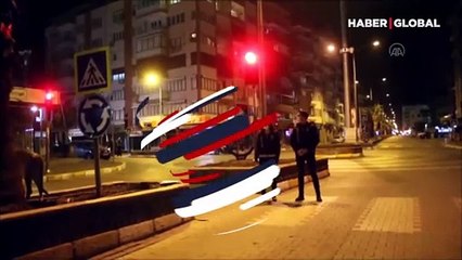 Yeni evli çift, 2021'e birlikte nöbet tutarak girdi
