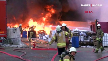 Tuzla'da fabrikada korkutan yangın!