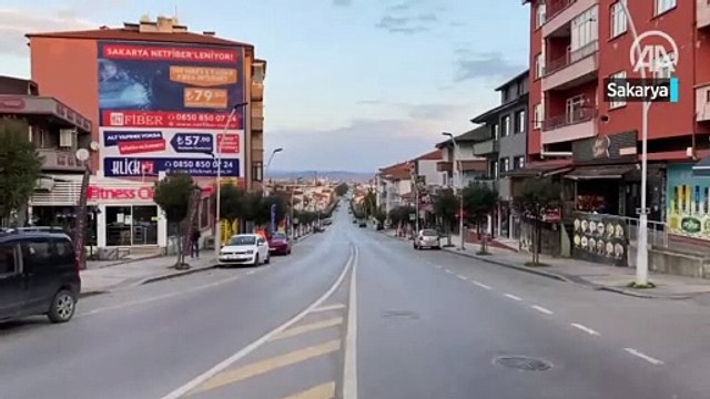 Yeni yılın ilk gününde cadde ve sokaklar sessizliğe büründü