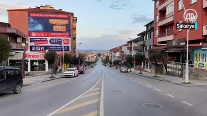 Yeni yılın ilk gününde cadde ve sokaklar sessizliğe büründü