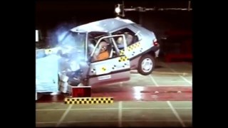 The worst crash tests of all time. Better not to drive such a vehicle
