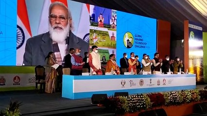 प्रधानमंत्री ने आवास योजना के तहत इंदौर में बनने वाले लाइट हाउस प्रोजेक्ट का शिलान्यास किया