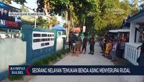 Seorang Nelayan Temukan Benda Asing Menyerupai Rudal