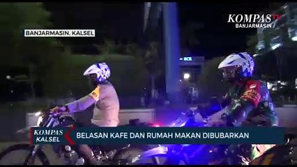 Langgar Surat Edaran, Petugas Gabungan Bubarkan Paksa Kafe dan Rumah Makan