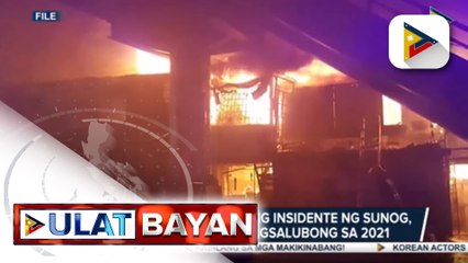 Mas mababang bilang ng insidente ng sunog, naitala ng BFP sa pagsalubong sa 2021
