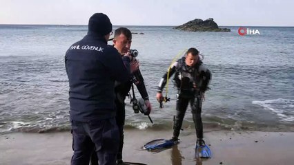 Denizde kaybolan genci arama çalışmaları devam ediyor