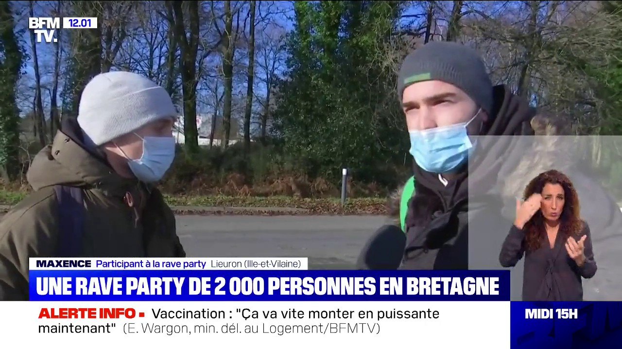 "On assume": l'un des participants à la rave-party de Lieuron (Ille-et-Vilaine) témoigne sur BFMTV