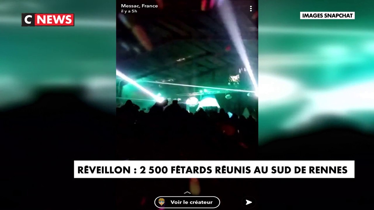 Réveillon : 2.500 fêtards réunis au sud de Rennes