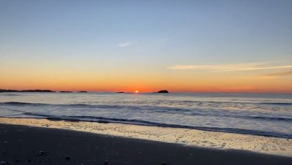 Sun rises for the first time in 2021 along the East Coast