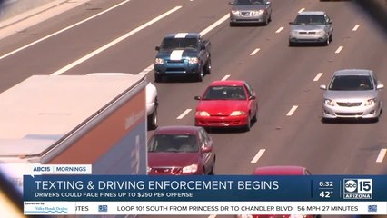 Texting and driving enforcement begins