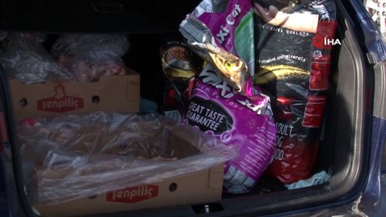 Sokak hayvanlarını beslemek için izinsiz sokağa çıkan 2 kişiye ceza