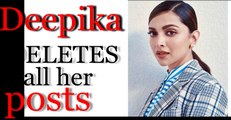 Deepika Padukone deletes all Instagram, Twitter posts