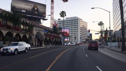 Los Angeles 4K - Sunset Strip - Driving Downtown USA