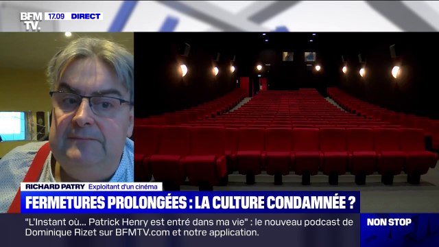 Richard Patry (Fédération nationale des cinémas français): L'année 2021 va être difficile, car lorsqu'on ne va plus au cinéma, on perd l'habitude d'y aller