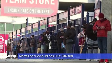 Mais de 20 milhões de casos de Covid-19 nos EUA